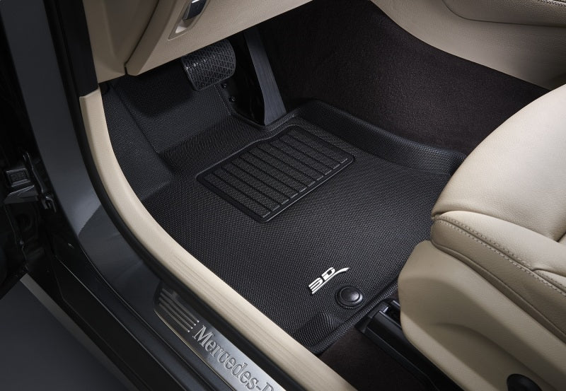 3D MAXpider 2012-2019 BMW 3 Series F30/F34 Kagu 1st Row Floormat - Black - Black Ops Auto Works