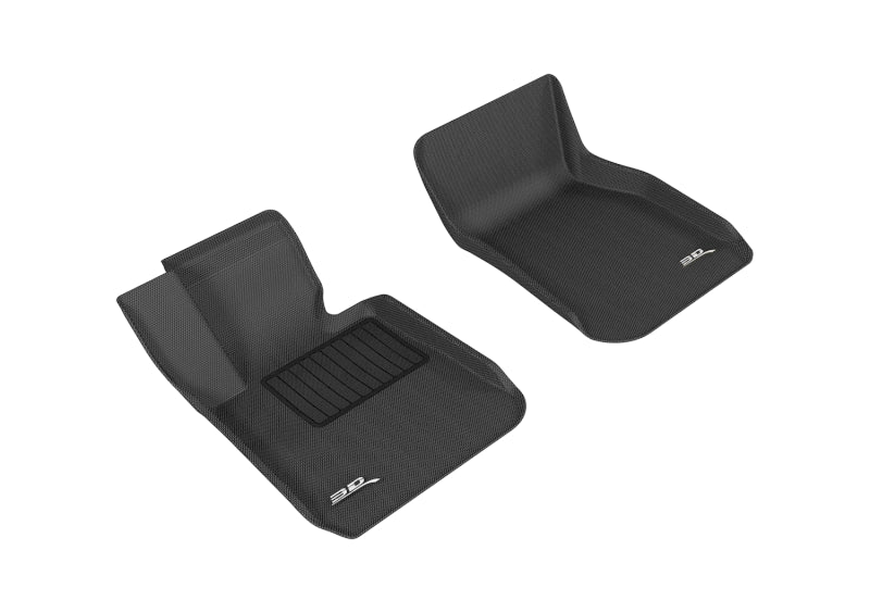 3D MAXpider 2012-2019 BMW 3 Series F30/F34 Kagu 1st Row Floormat - Black - Black Ops Auto Works