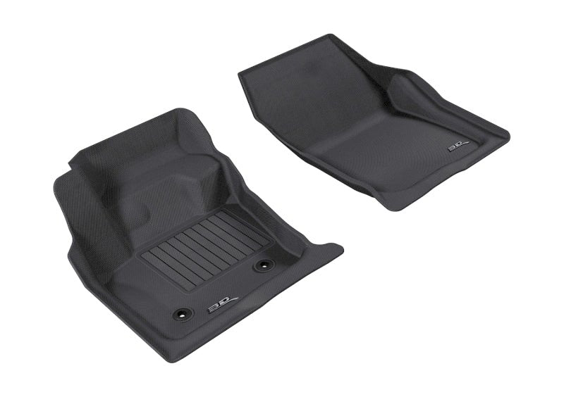 3D MAXpider 2013-2016 Ford/Lincoln Fusion/MKZ Kagu 1st Row Floormat - Black - Black Ops Auto Works