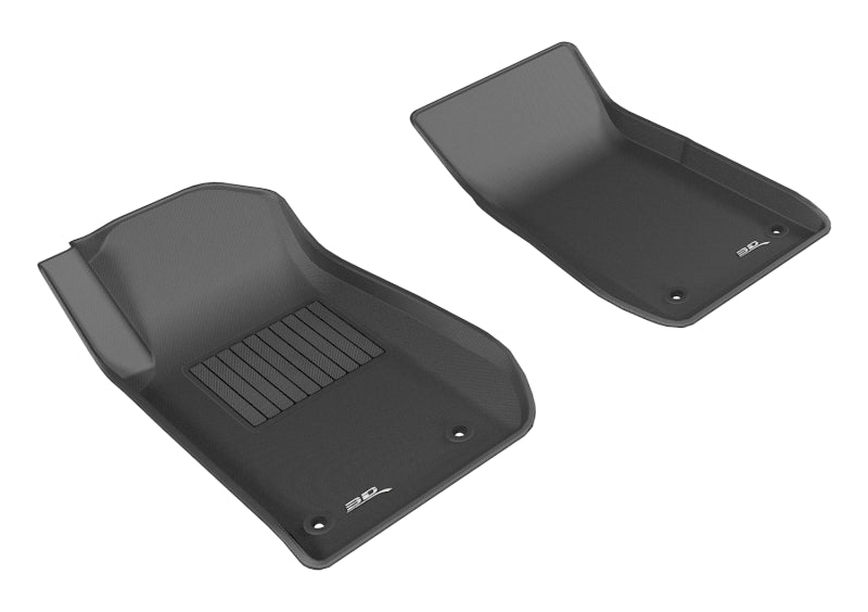 3D MAXpider 2014-2017 Chevrolet SS Kagu 1st Row Floormat - Black - Black Ops Auto Works