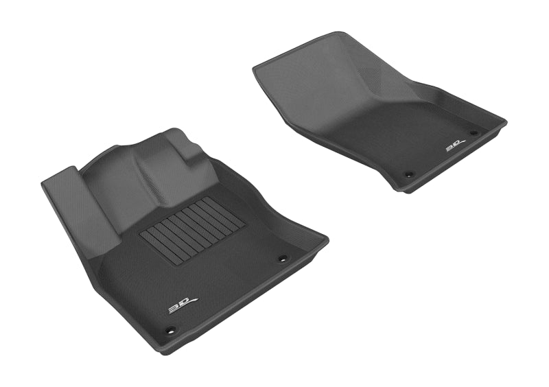 3D MAXpider 2015-2020 Audi A3/A3 Sportback E-Tron/RS3/S3 Kagu 1st Row Floormat - Black - Black Ops Auto Works