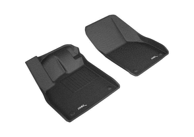 3D MAXpider 2016-2020 Audi Tt Kagu 1st Row Floormat - Black - Black Ops Auto Works