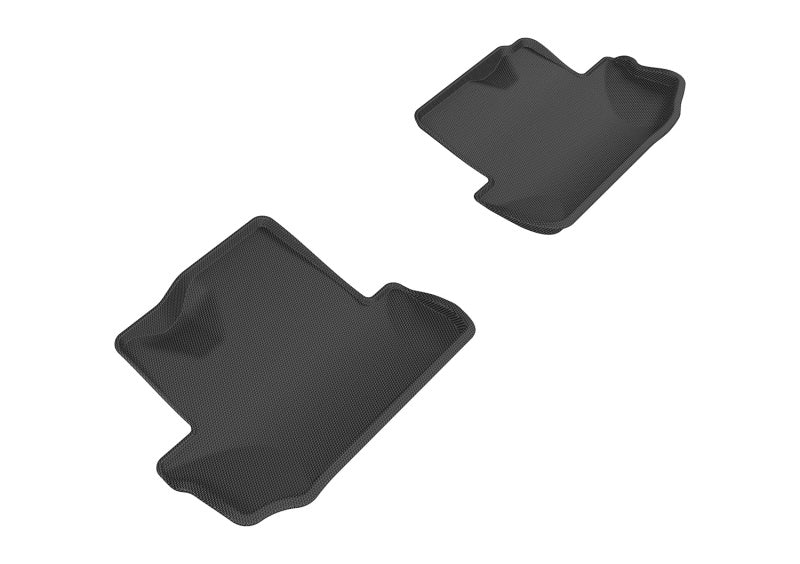 3D MAXpider 2016-2020 Chevrolet Camaro Kagu 2nd Row Floormats - Black - Black Ops Auto Works
