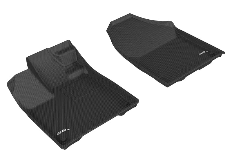 3D MAXpider 2016-2020 Honda Pilot/Passport Kagu 1st Row Floormat - Black - Black Ops Auto Works