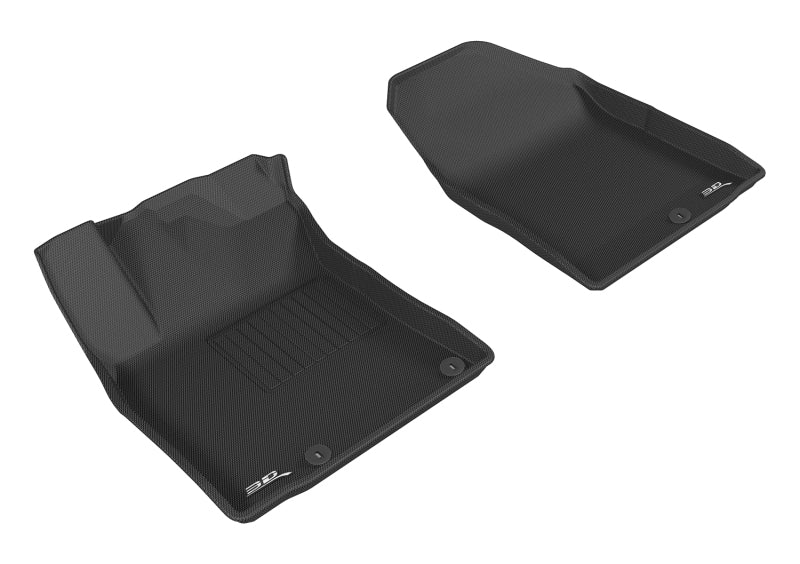 3D MAXpider 2017-2019 Hyundai/Kia Ioniq/Niro Kagu 1st Row Floormat - Black - Black Ops Auto Works