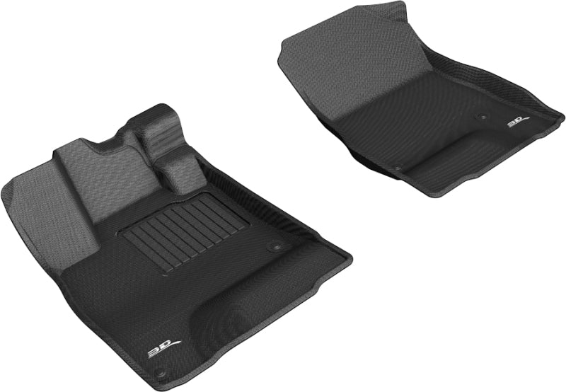 3D MAXpider 2018-2019 Honda Clarity Plug-in Hybrid Kagu 1st Row Floormat - Black - Black Ops Auto Works