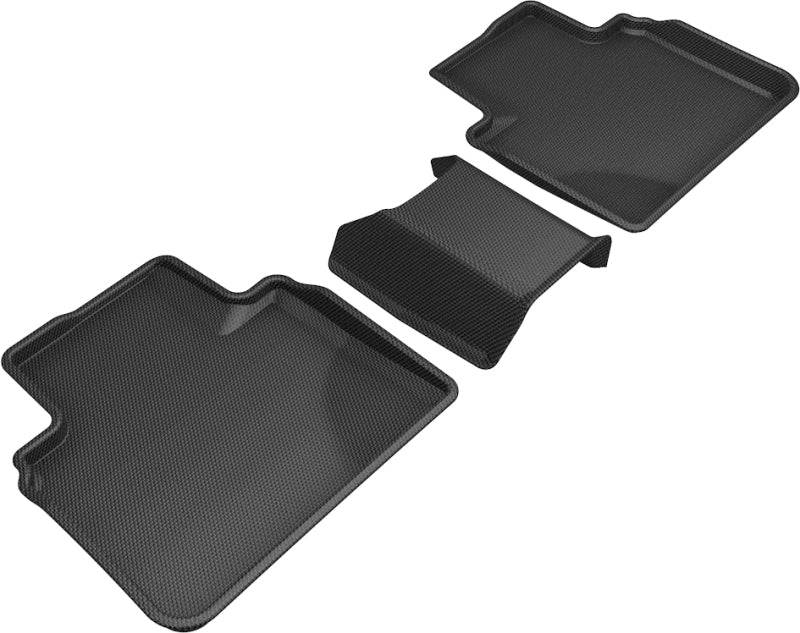 3D MAXpider 2018-2020 Honda Accord Kagu 2nd Row Floormats - Black - Black Ops Auto Works