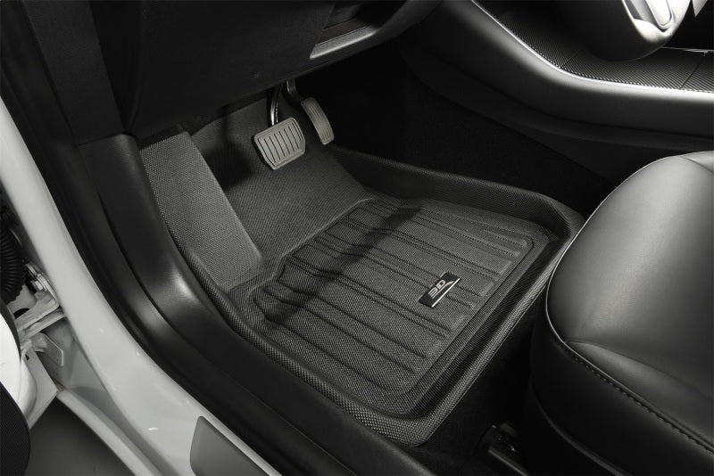 3D MAXpider 2020-2022 Tesla Model 3 Elitect 1st & 2nd Row Floormats - Black - Black Ops Auto Works