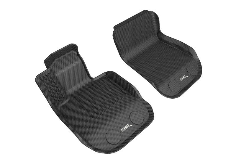 3D MAXpider 2020 Toyota Supra Kagu 1st Row Floormat - Black - Black Ops Auto Works