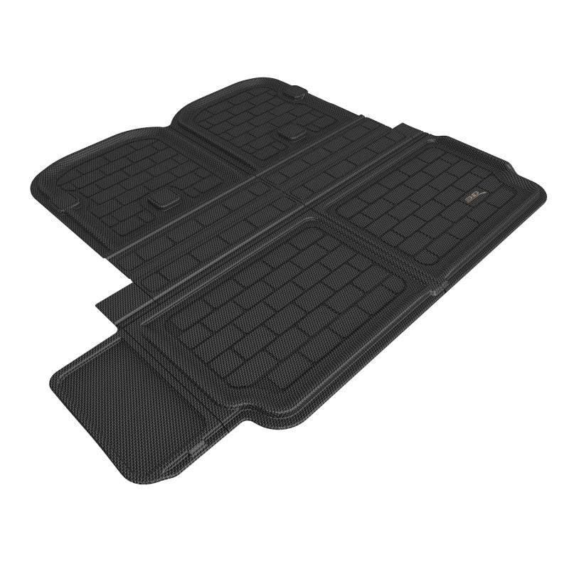 3D Maxpider 2022 Tesla Model X Behind 2nd Row Cross Fold Kagu Black Cargo Liner - Black Ops Auto Works