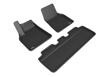 Load image into Gallery viewer, 3D MAXpider 21-22 Tesla Model Y 1st &amp; 2nd Row Floormats - Black - Black Ops Auto Works