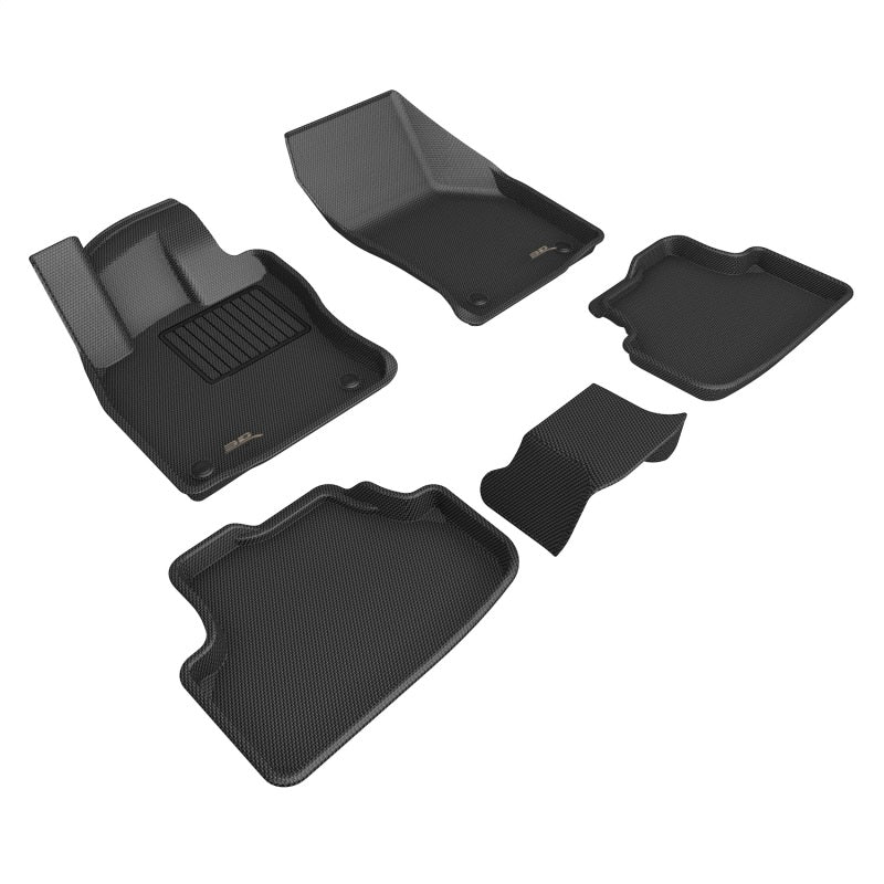 3D MAXpider 3D MAXpider 21-23 Volkswagen Golf Gti/Golf R Kagu Floor Mat- Black R1 R2
