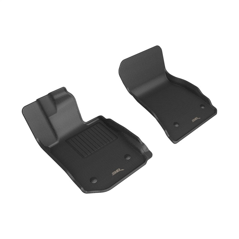 3D MAXpider 22-23 BMW 2 Series Coupe A/T Only KAGU 1st Row Floor Mats - Black - Black Ops Auto Works