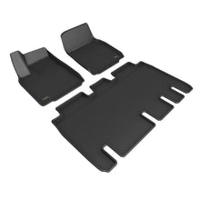 Load image into Gallery viewer, 3D MAXpider 22-23 Tesla Model X Full Set Floormats - Black - Black Ops Auto Works