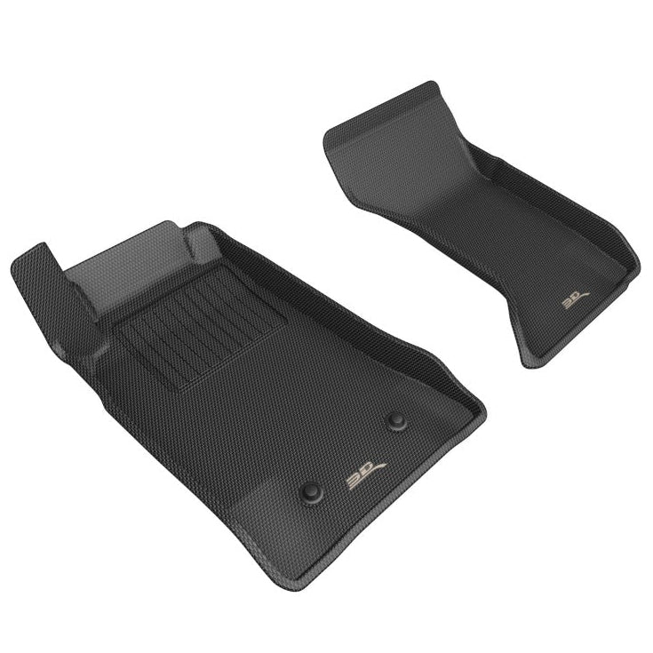 3D MAXpider 06-15 Mazda MX-5 Miata 1st Row Floormat - Black - 3D MAXpider ACEL1MZ08711509