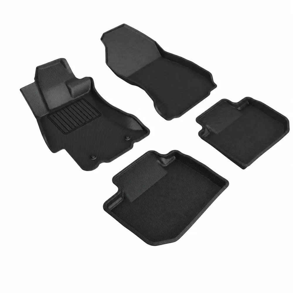 3D MAXpider 12-17 Subaru Impreza / XV Crosstrek / Crosstrek Kagu Black Full Set - 3D MAXpider ACEL1SB00801509