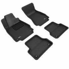 Load image into Gallery viewer, 3D MAXpider Kagu black full-set floor mats for 2012-2018 Audi A7, S7 and RS7