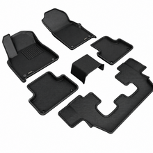 Load image into Gallery viewer, 3D MAXpider Kagu black full-set floor mats for 2017-2026 Audi Q7, SQ7, Q8, SQ8 and RS Q8