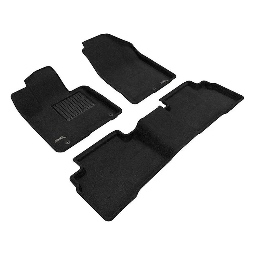 3D MAXpider floor mat set in black, exact part L1HY12804709, view 1
