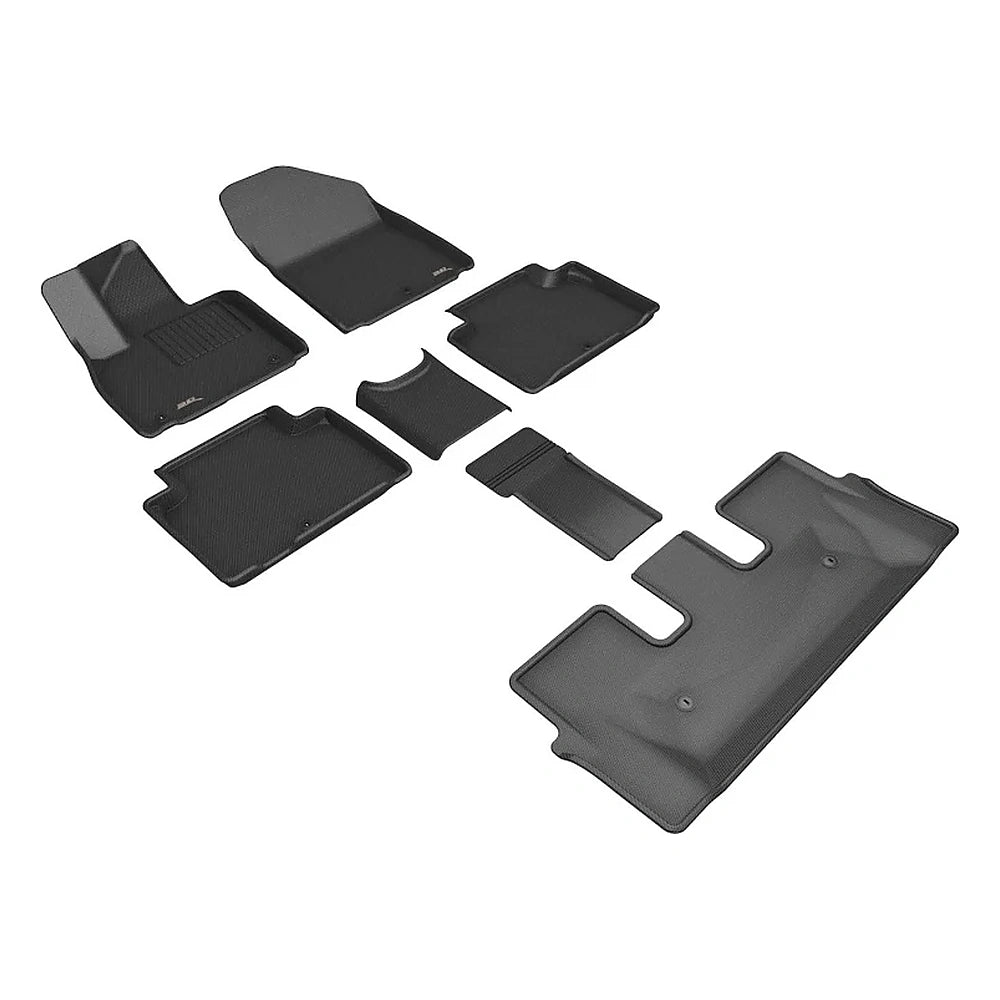 3D MAXpider floor mat set in black, exact part L1HY18201509, view 1