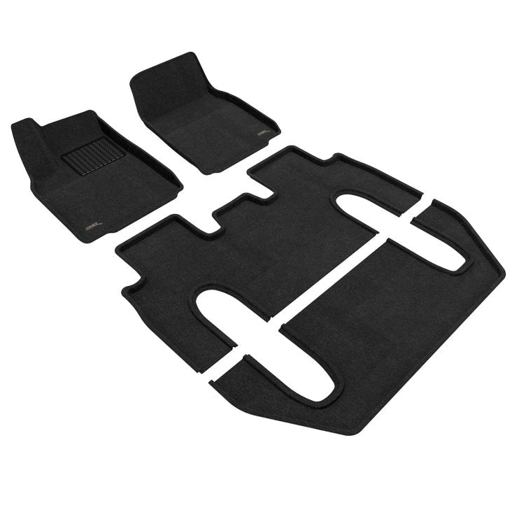 3D MAXpider Elegant Black floor liners full 3-row set