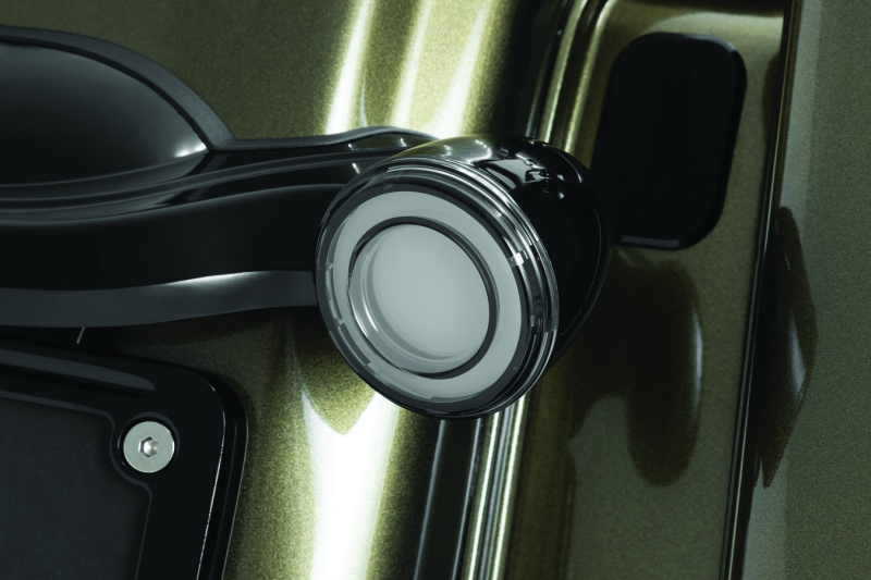 KUR2905-Kuryakyn Tracer L.E.D. Turn Signal Inserts Red/Red Smoke Lens Rear-Light Accessories and Wiring-Kuryakyn