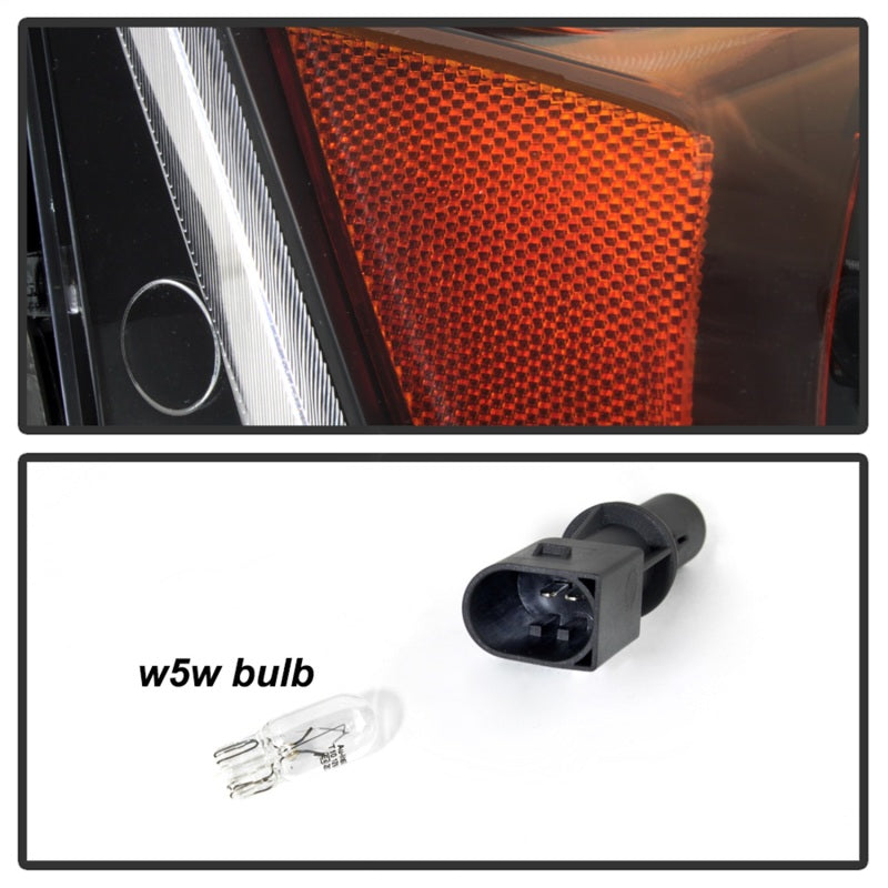 SPY9042492-xTune 11-17 Dodge Grand Caravan OEM Style Headlights - Black (HD-JH-CHRTC08-AM-BK)-Headlights-SPYDER