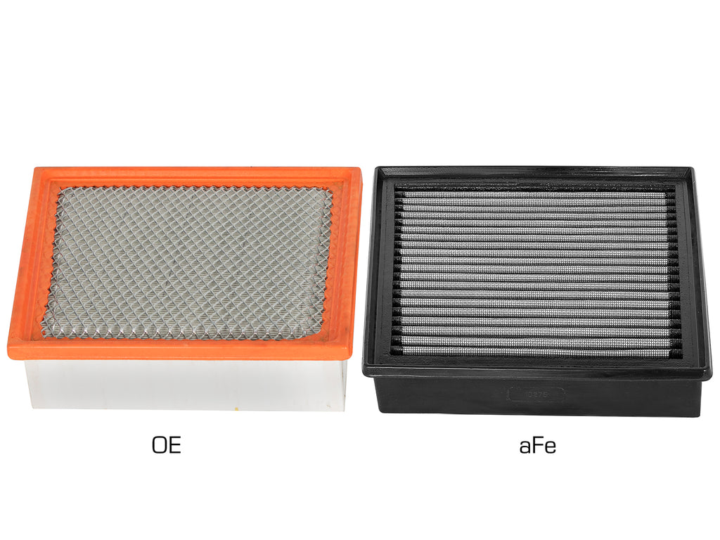 aFe aFe MagnumFLOW Pro DRY S OE Replacement Filter 2017 GM Diesel Trucks V8 6.6L L5P