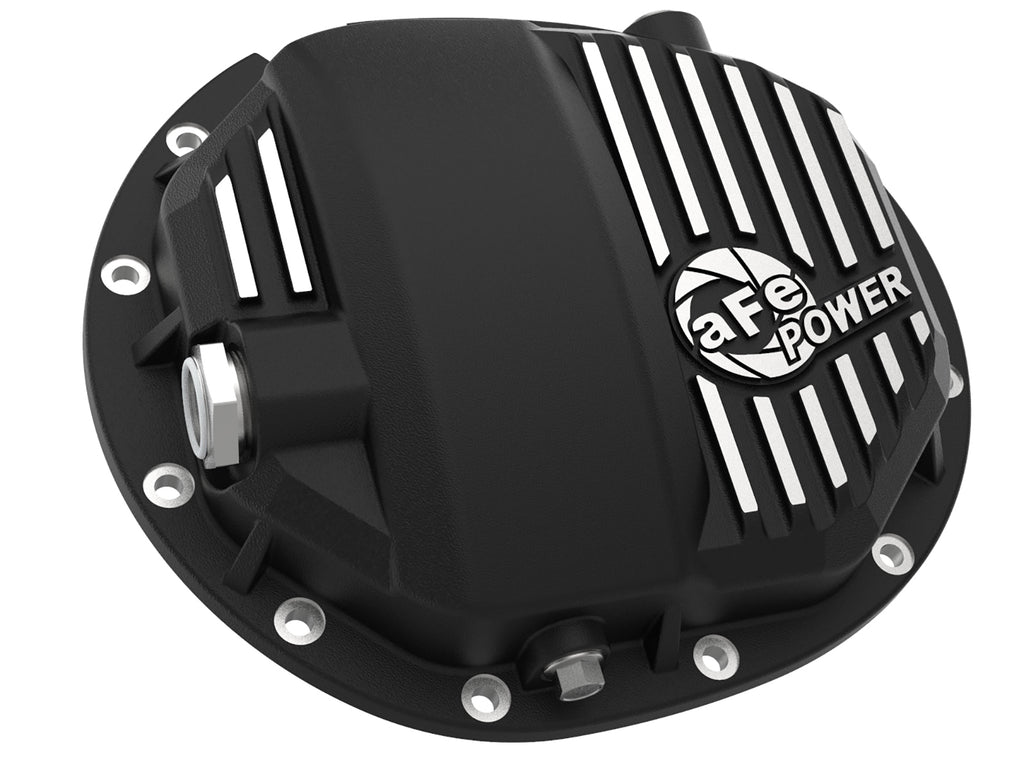 aFe aFe Power Pro Series AAM 9.5/9.76 Rear Diff Cover Black w/Mach Fins 14-19 GM Silverado/Sierra 1500