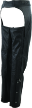 Load image into Gallery viewer, RIV094425-River Road Plains Leather Chaps Black Womens - Small-Pants-River Road