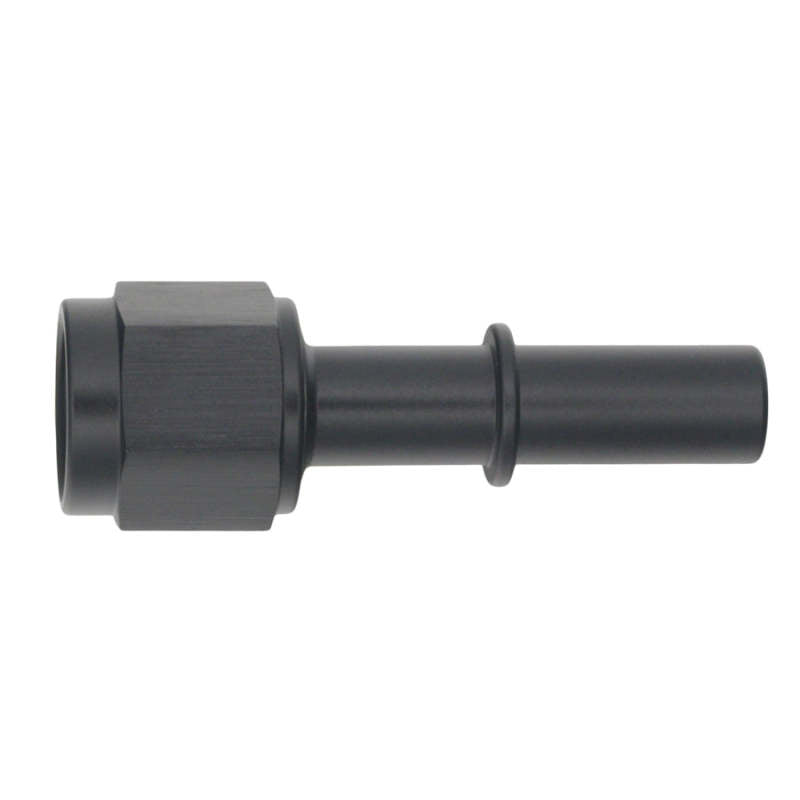 DWK6-02-0131-B-DeatschWerks 6AN Female Flare Swivel to 3/8in Male EFI Quick Disconnect - Anodized Matte Black-Fuel Components Misc-DeatschWerks