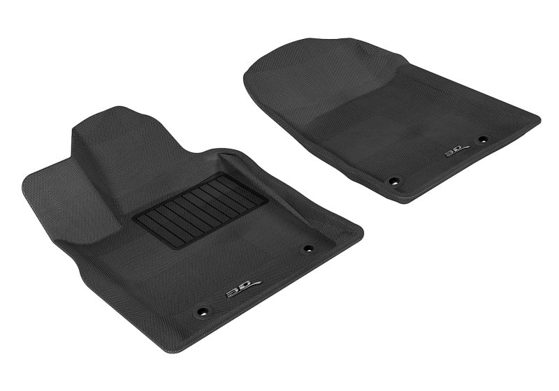 3D MAXpider L1DG01311509 Kagu black 1st row floor liners for Jeep Grand Cherokee Durango full set