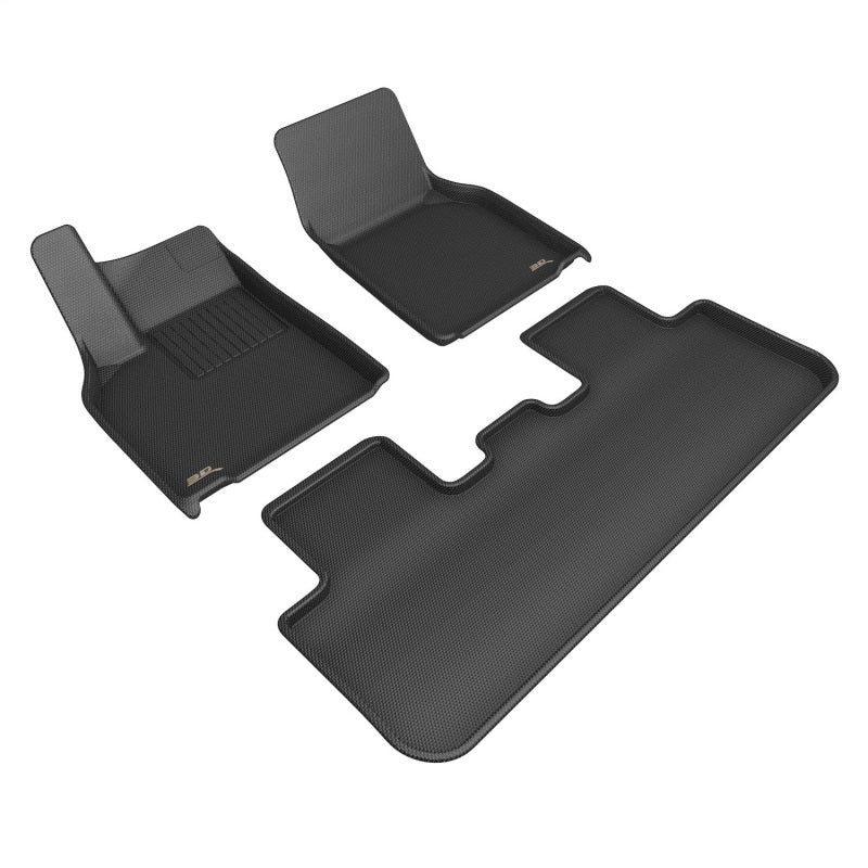 3D MAXpider Kagu floormats full set view black