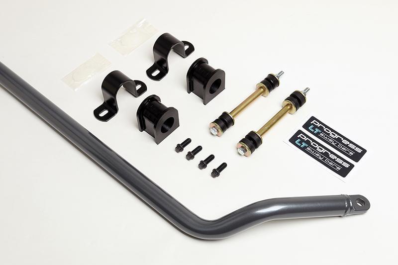Progress Tech LT 99-06 Chevy Silverado 2500 4WD / GMC Sierra 1500 4WD Front Sway Bar (35mm) - Gray-Sway Bars-Progress LT