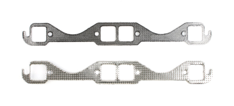 CGSC15190HTG-Cometic Chevy Gen1 Small Block V8 .094in HTG Exhaust Mani Gskt Set-1.480in x 1.450in Square Ports-Exhaust Gaskets-Cometic Gasket