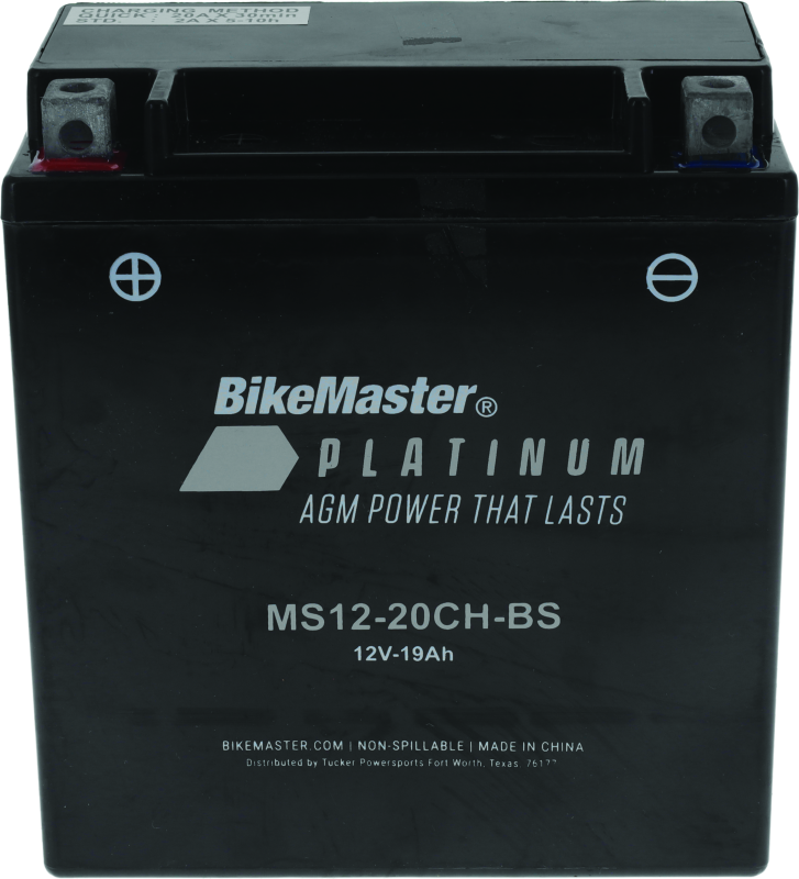 BKM780773-BikeMaster AGM Battery - MS12-20CH-BS-Batteries-Bike Master