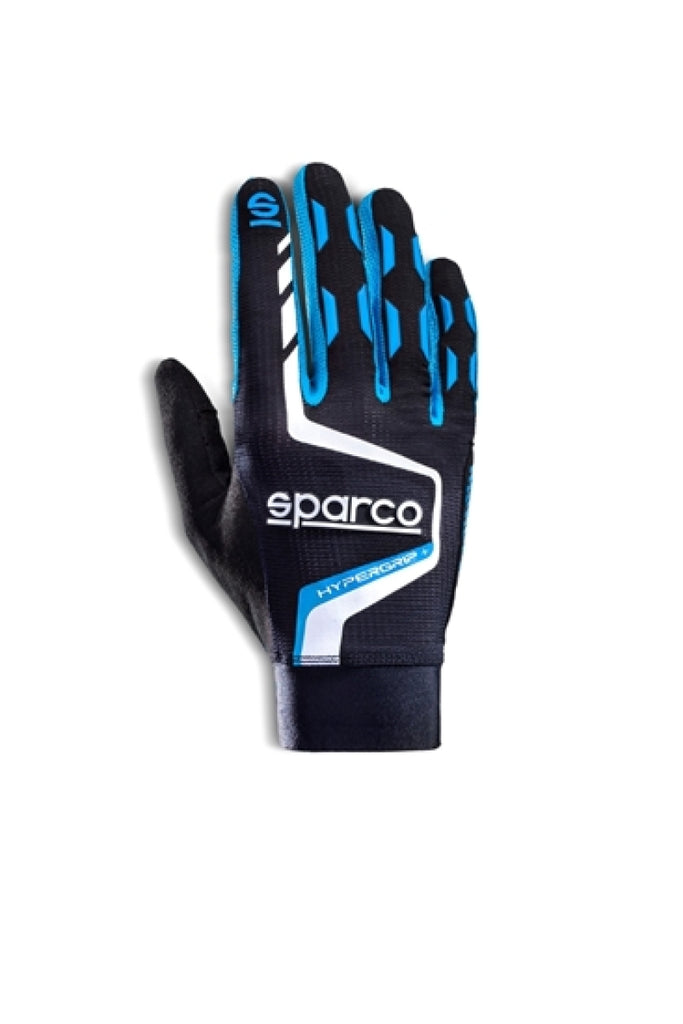 Sparco Gloves Hypergrip+ 11 Black/Blue-Racing Gloves-SPARCO