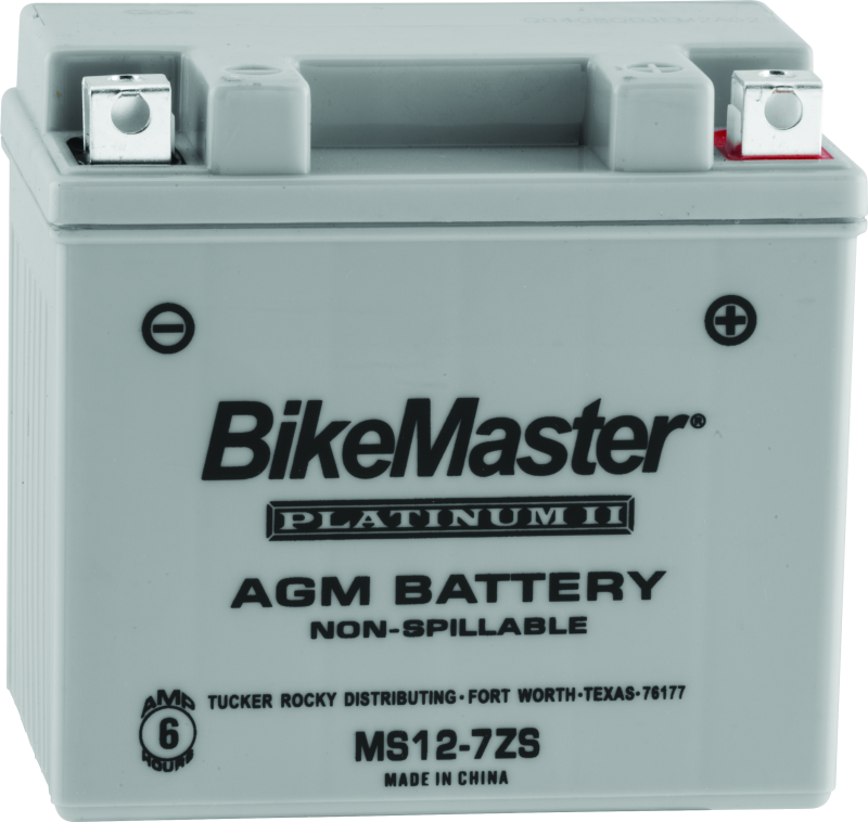 BKM780742-BikeMaster AGM Battery - MS12-7ZS-Batteries-Bike Master