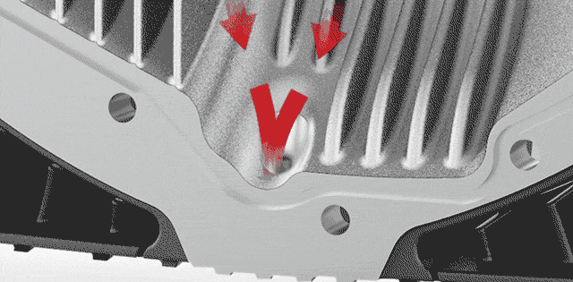 GBE19287-Banks 14 Bolt Rear Natural Differential Cover 2019+ Ram, 2020+ Chevy/GMC-Diff Covers-Banks Power