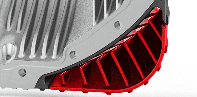 GBE19287-Banks 14 Bolt Rear Natural Differential Cover 2019+ Ram, 2020+ Chevy/GMC-Diff Covers-Banks Power