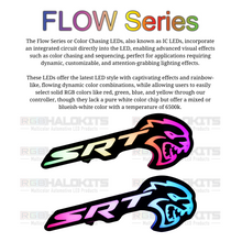 Load image into Gallery viewer, -SRT Hellcat LED Emblem Badge: (Multicolor)-Illuminated Led Logos-RGB Halo Kits