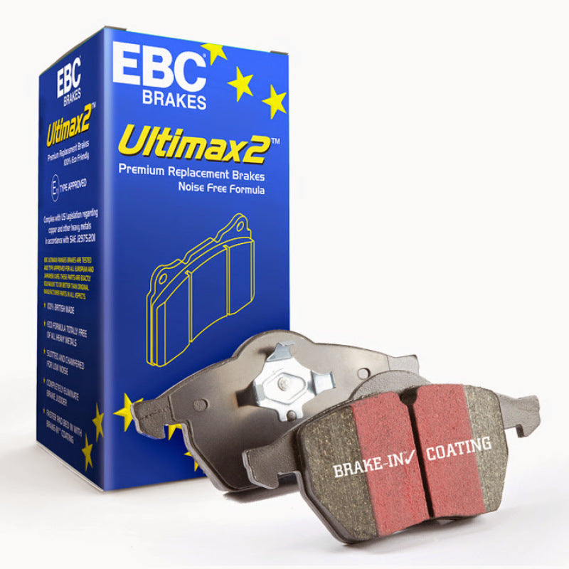 EBC 14+ Mazda 3 2.0 (Mexico Build) Ultimax2 Rear Brake Pads-Brake Pads - OE-EBC
