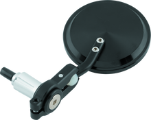 Load image into Gallery viewer, BKM600381-BikeMaster Folding Barend Mirrors 7/8in Handlebars - Pair - Black-Side Mirrors-Bike Master