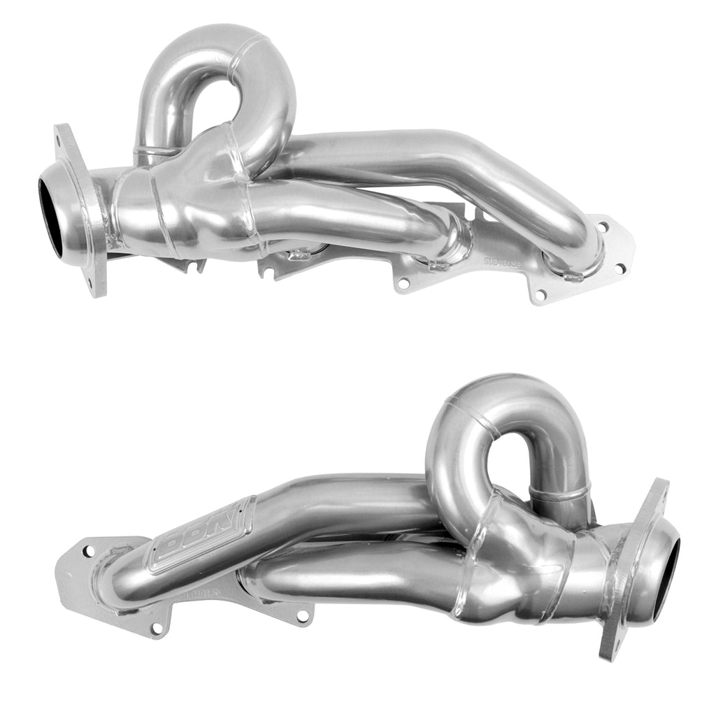 DODGE RAM 1500 5.7L HEMI 1-3/4" SHORTY HEADERS - POLISHED SILVER CERAMIC 19-24 SKU #: 40150