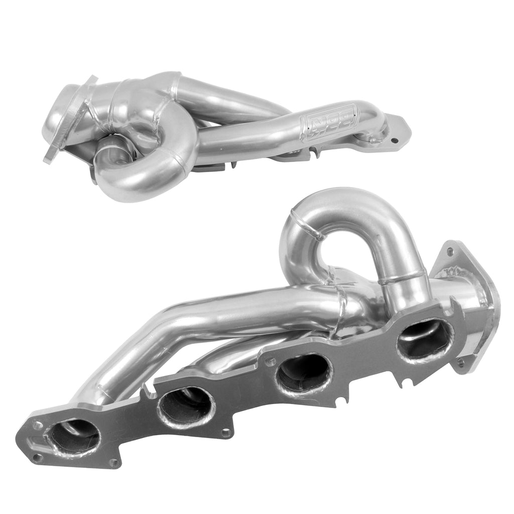 DODGE RAM 1500 5.7L HEMI 1-3/4" SHORTY HEADERS - POLISHED SILVER CERAMIC 19-24 SKU #: 40150