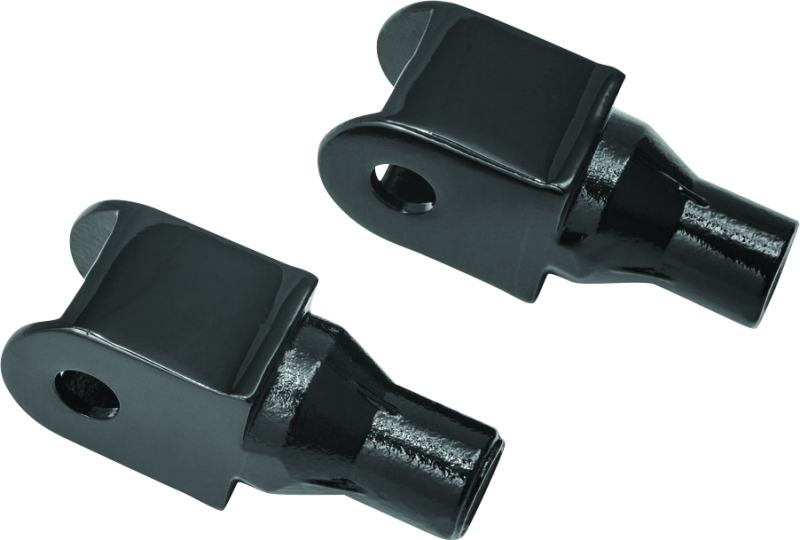 KUR8864-Kuryakyn Tapered Peg Adapter Honda Gloss Black-Footpegs-Kuryakyn