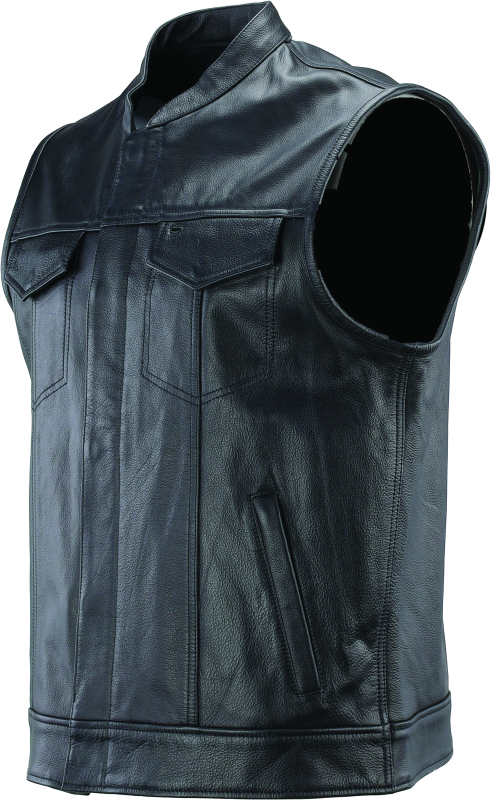 RIV094398-River Road Vandal Club Vest Black - Small-Vests-River Road