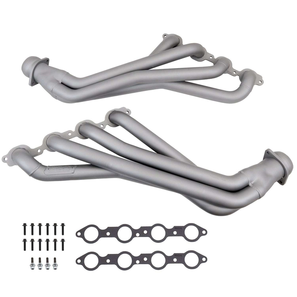 BBK40444-BBK 16-24 Chevy Camaro SS LT1 1-7/8 Headers w/High Flow Catalytic Converters (Silver Ceramic)-Headers & Manifolds-BBK