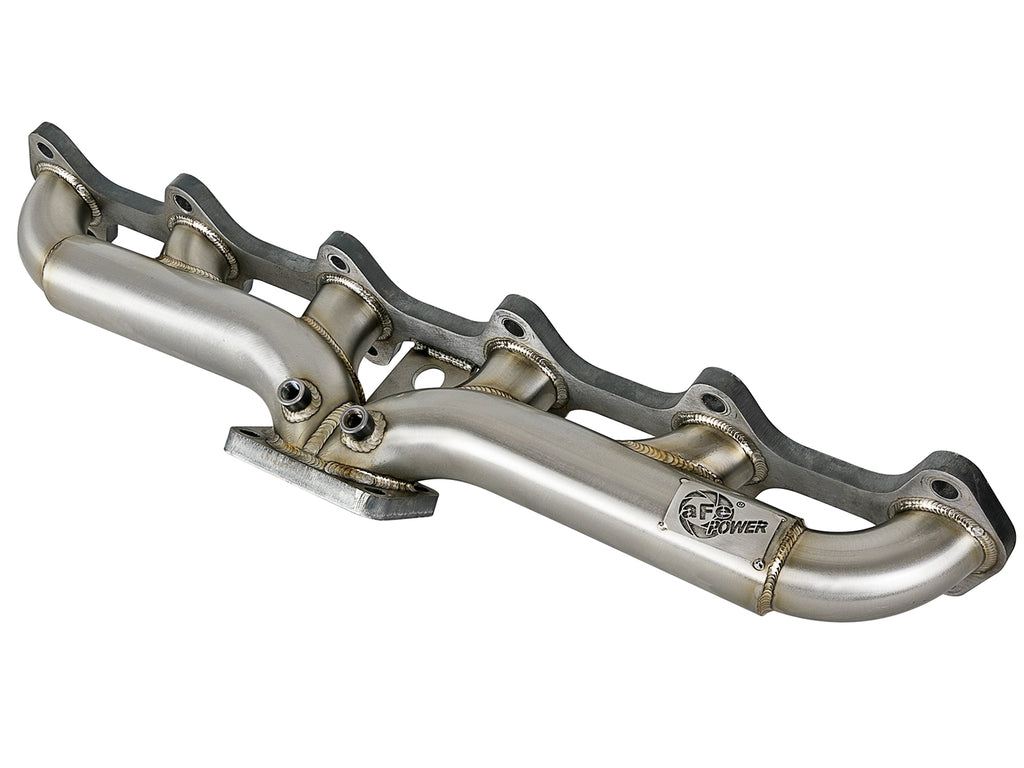aFe aFe Twisted Steel Header Turbo Manifold (T3) 98.5-02 Dodge Diesel Trucks L6 5.9L (td)