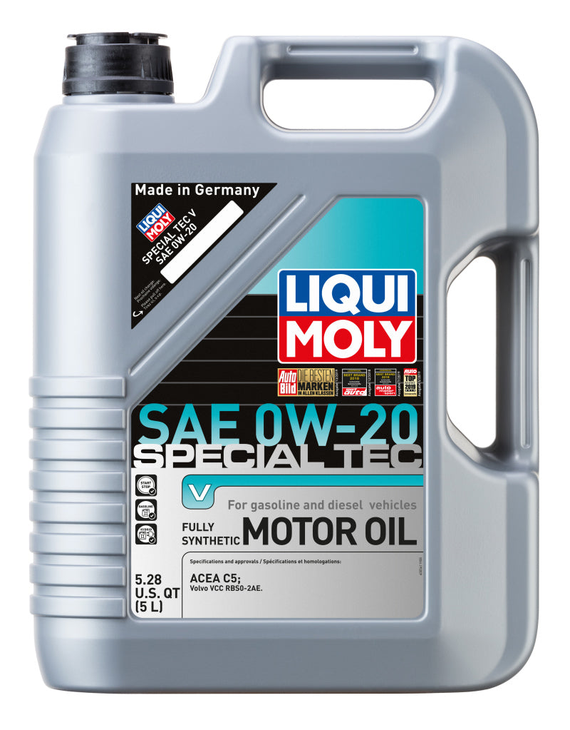 LQM20200-LIQUI MOLY 5L Special Tec V Motor Oil SAE 0W20-Motor Oils-LIQUI MOLY